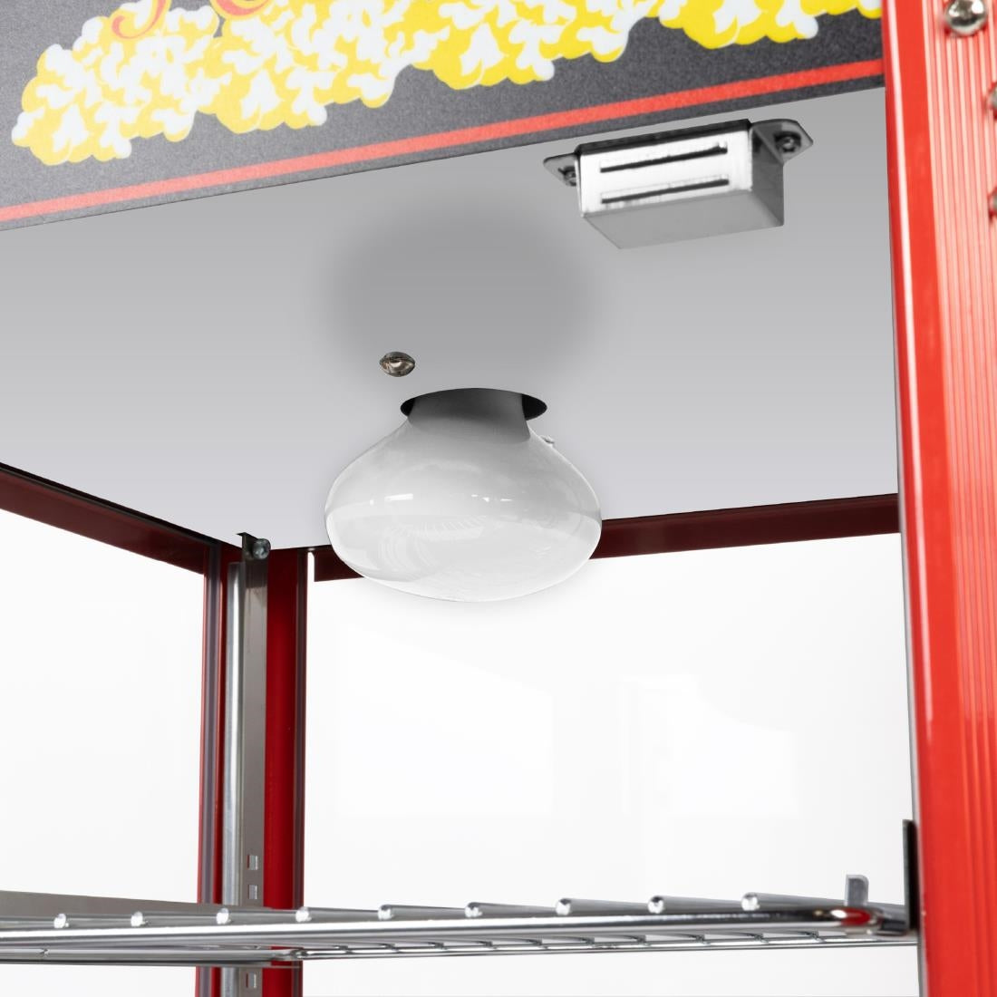 Haxro HX8872 Popcorn Machine with 2 Shelves