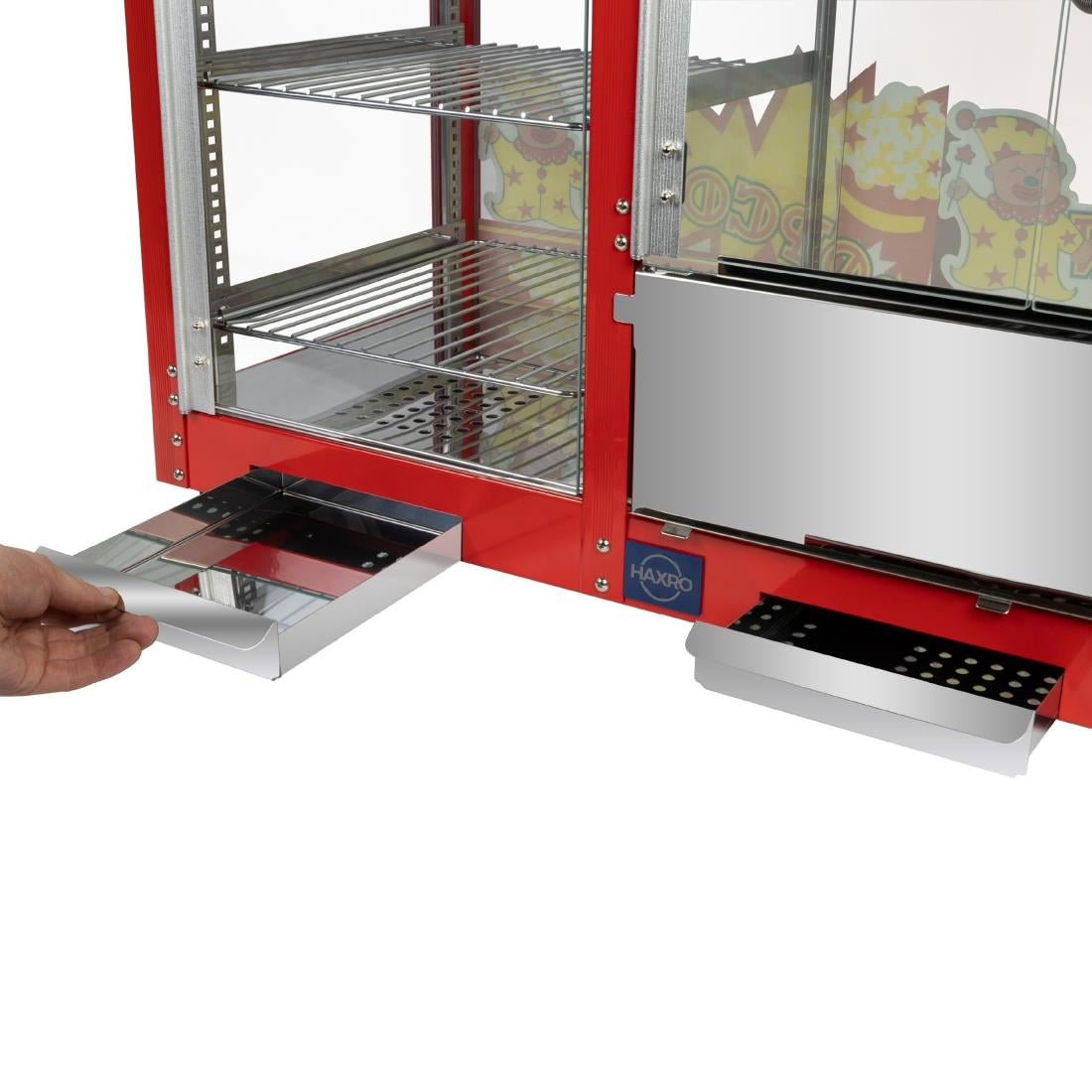 Haxro HX8872 Popcorn Machine with 2 Shelves