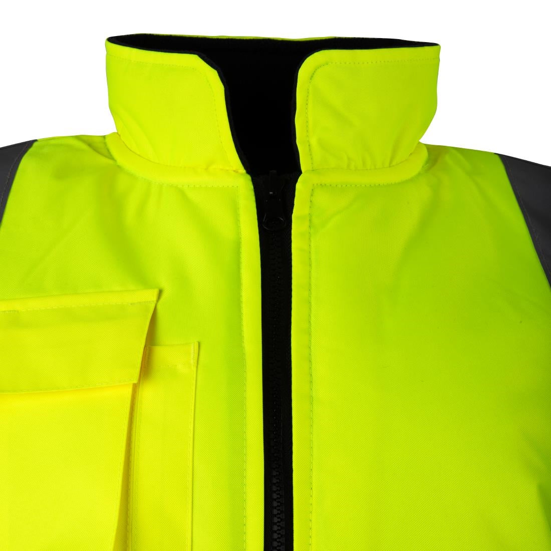 KeepSAFE Hi Vis Bodywarmer Reversible Yellow XL