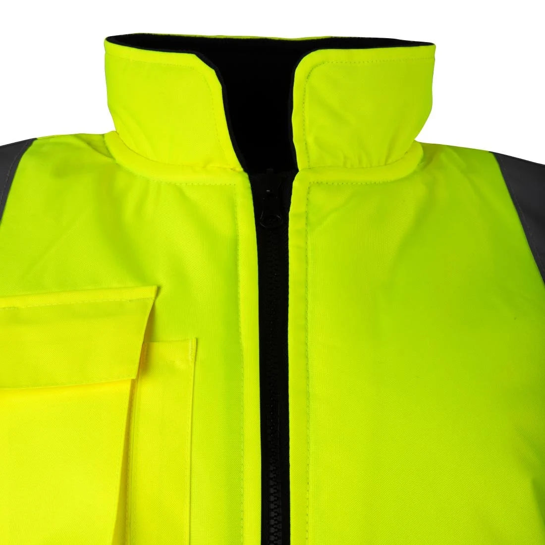 KeepSAFE Hi Vis Bodywarmer Reversible Yellow M