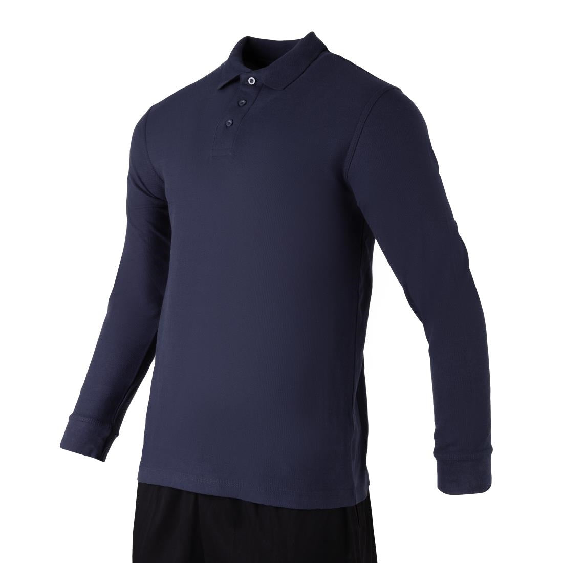 Endurance Long Sleeve Polo Shirt Navy XL