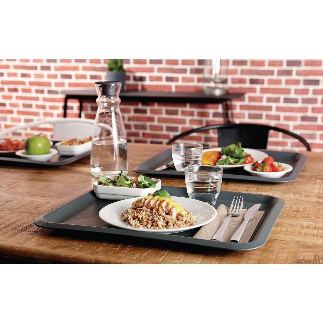 Arcoroc Opal Restaurant Wide Rim Plates 235mm (6 Pack)