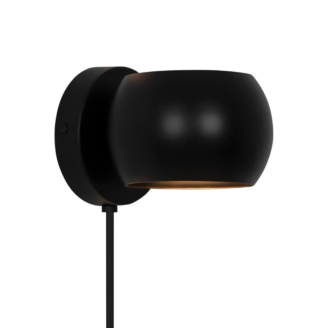 Nordlux Belir Indoor Wall Light Black