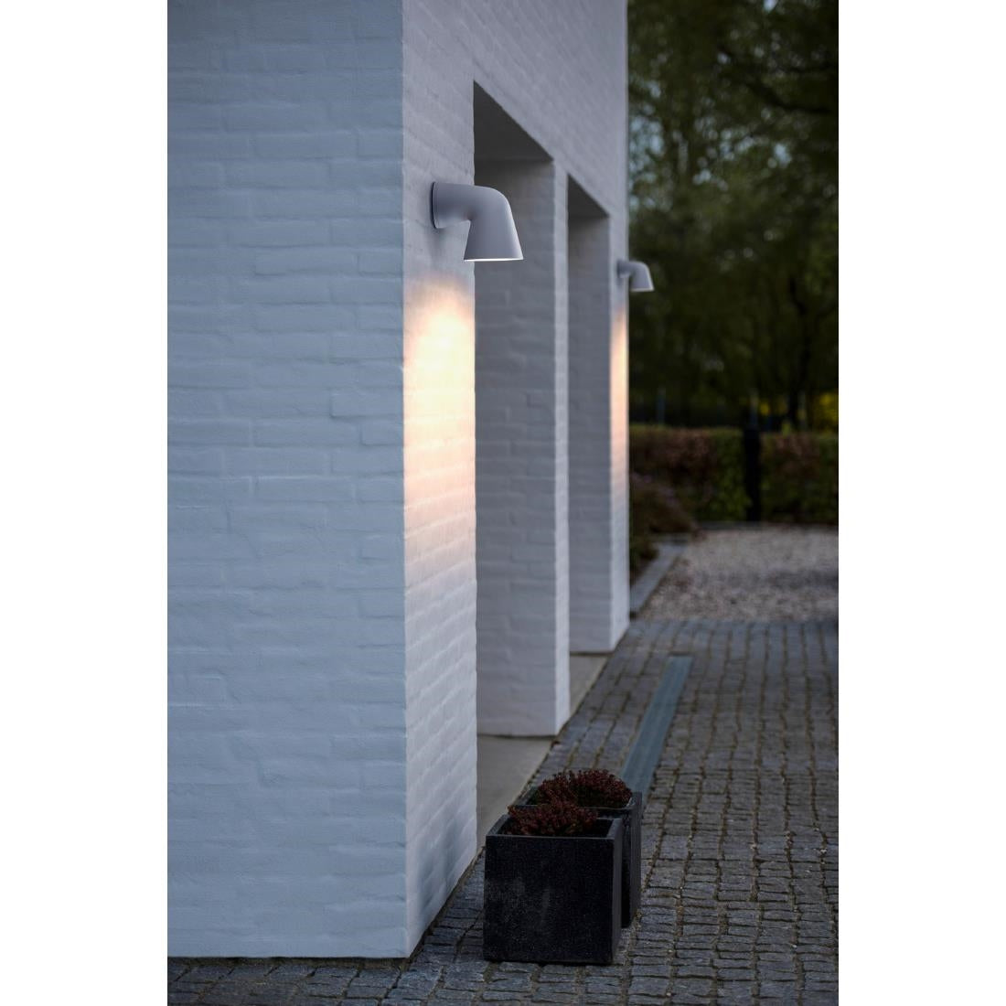 Nordlux Front Single Outdoor Wall Light White