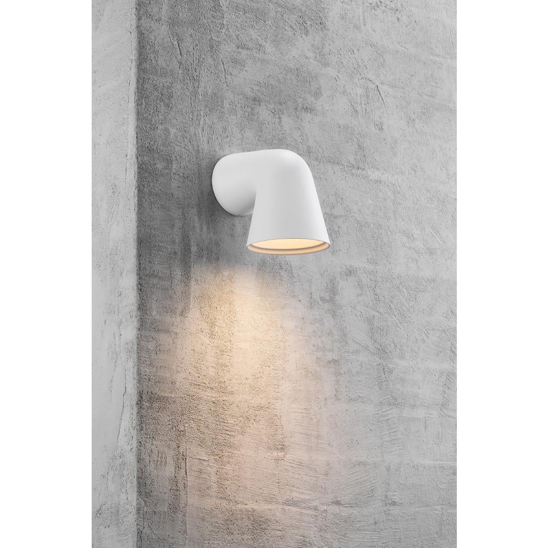 Nordlux Front Single Outdoor Wall Light White