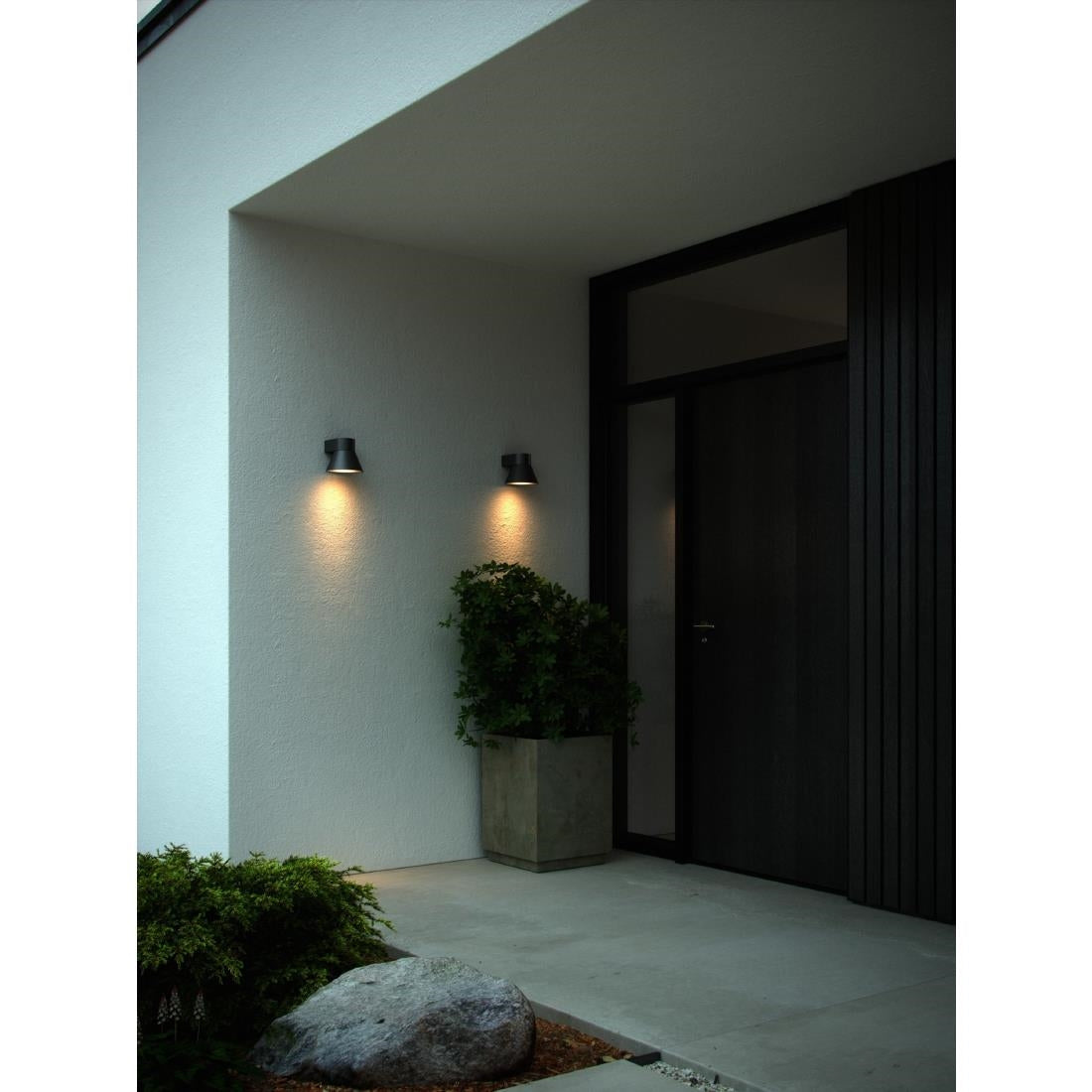 Nordlux Kyklop Cone Outdoor Wall Light Black