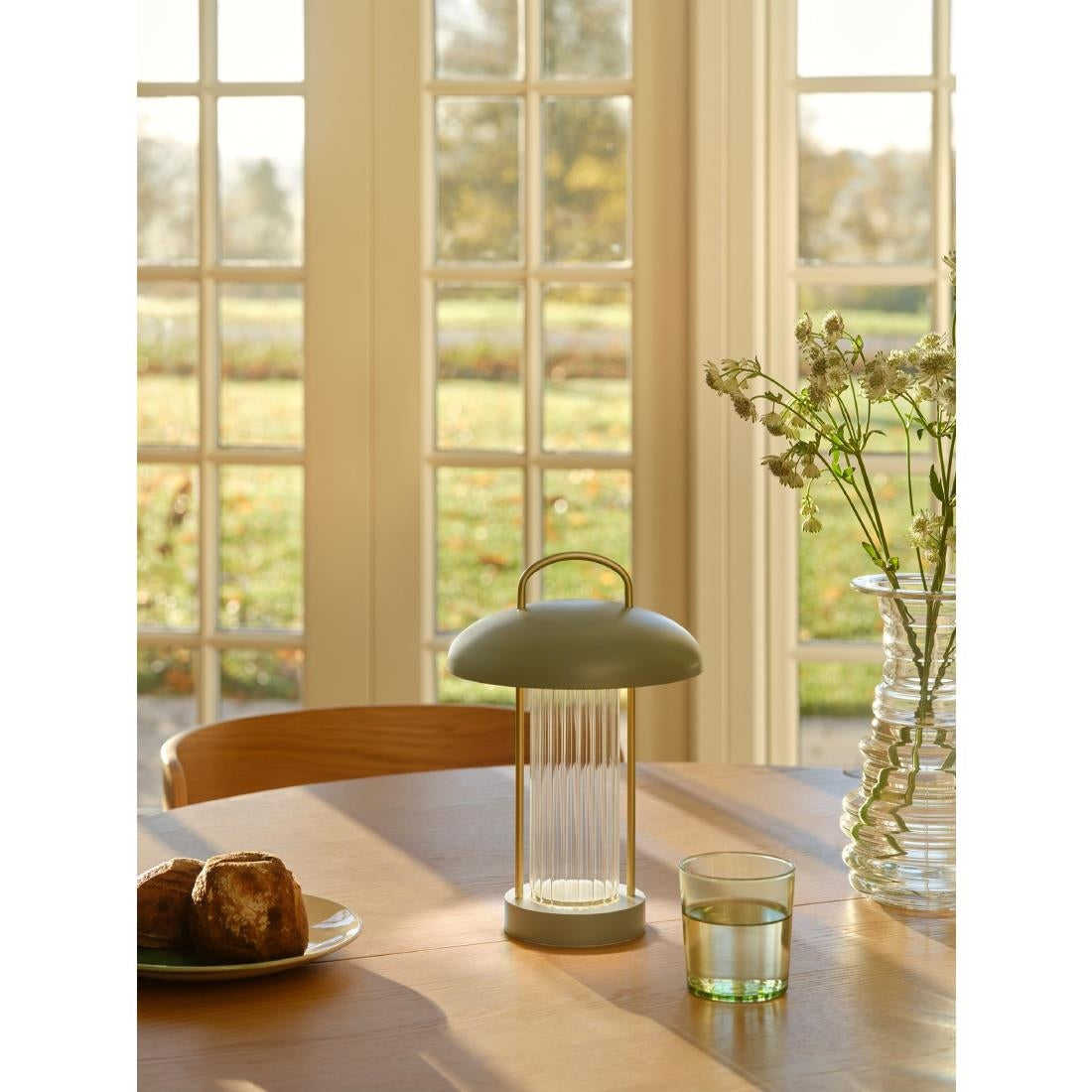 Nordlux Mirano Portable Indoor Table Lamp Dusty Green