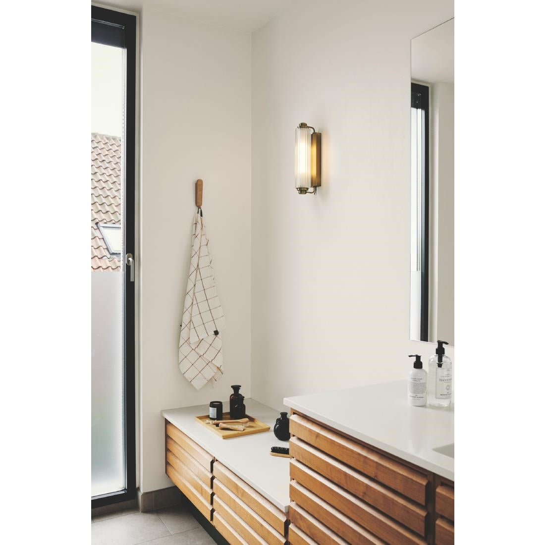 Nordlux Nimal Double Indoor Wall Light Brass