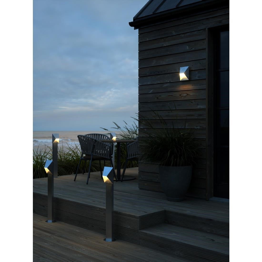 Nordlux Pontio 15 Outdoor Wall Light Galvanised