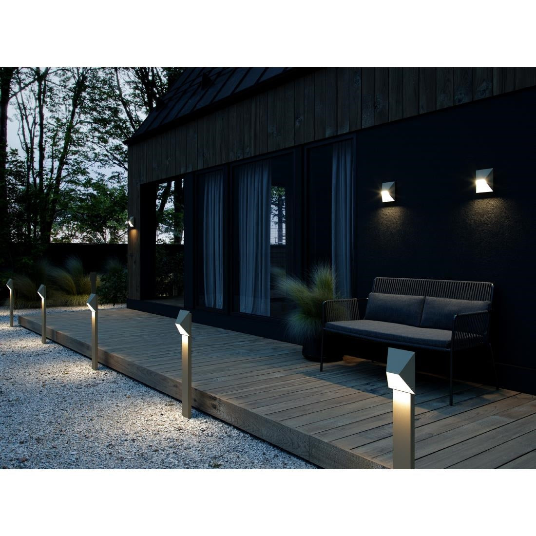 Nordlux Pontio 15 Outdoor Wall Light Sand