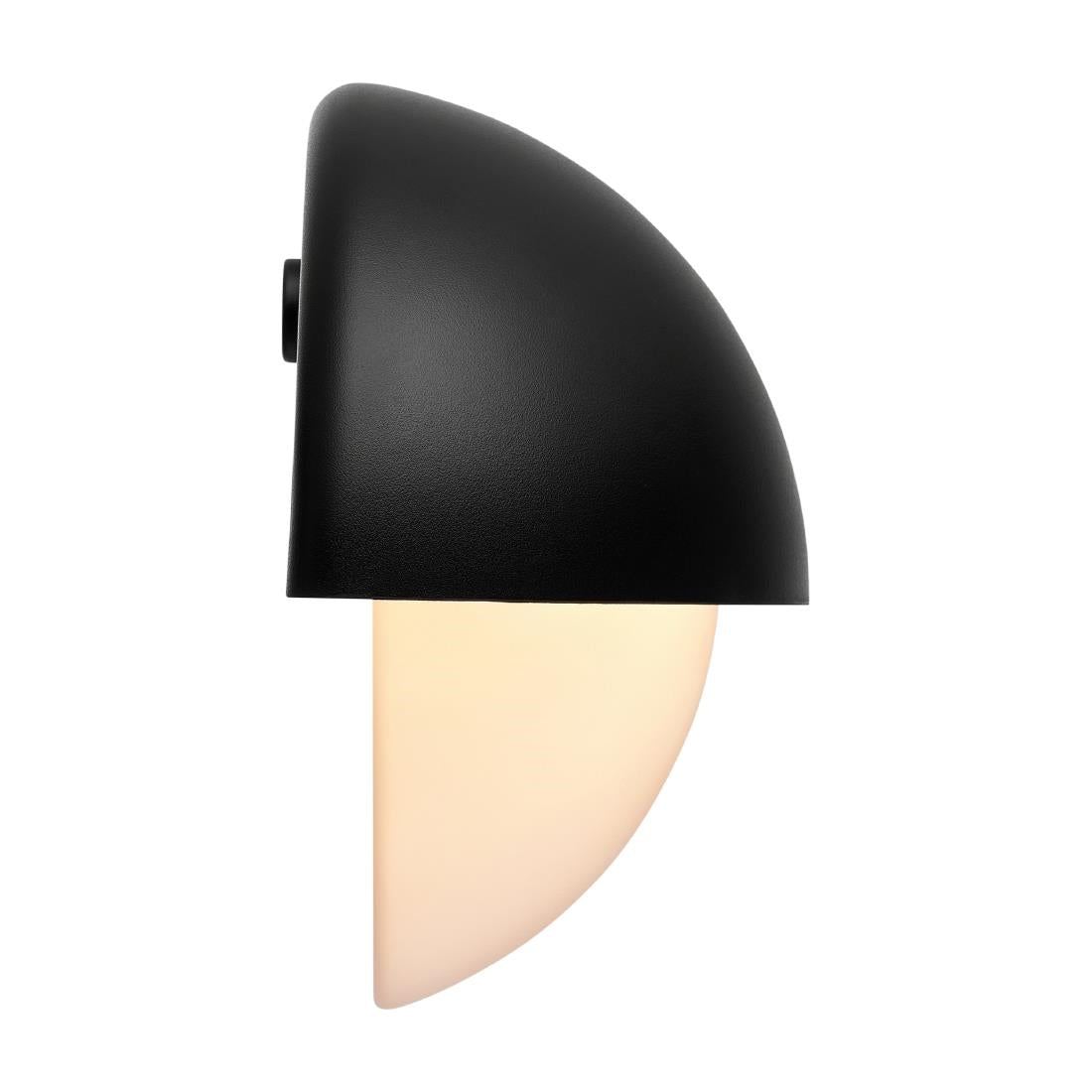 Nordlux Scorpius Maxi Round Outdoor Wall Light Black Plastic