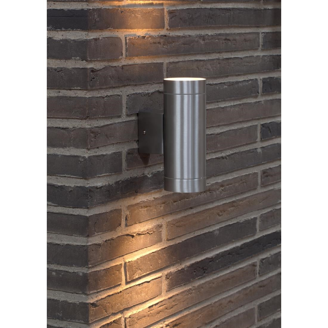 Nordlux Tin Maxi Double Outdoor Wall Light Aluminium