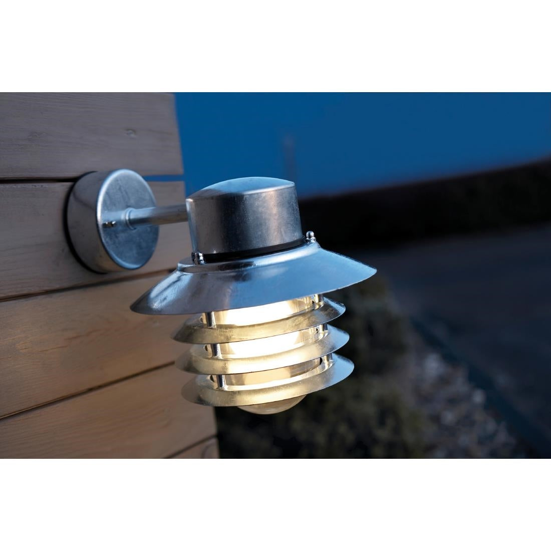 Nordlux Vejers Down Outdoor Wall Light Galvanised