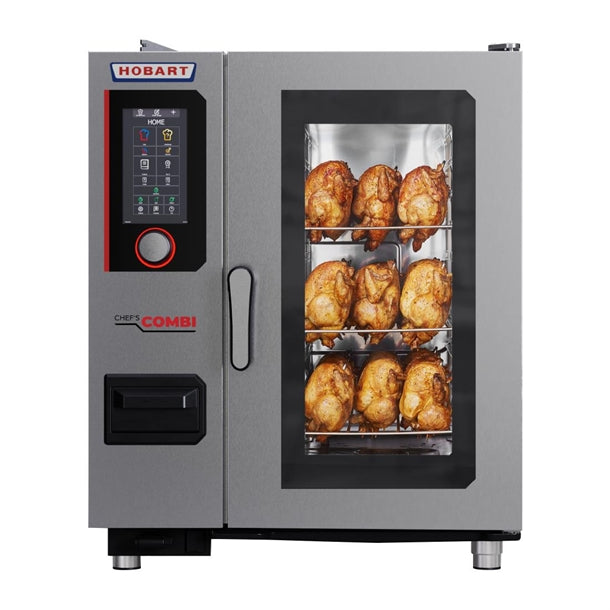 Hobart Chefs Combi Natural Gas Oven 10x1/1GN 25kW