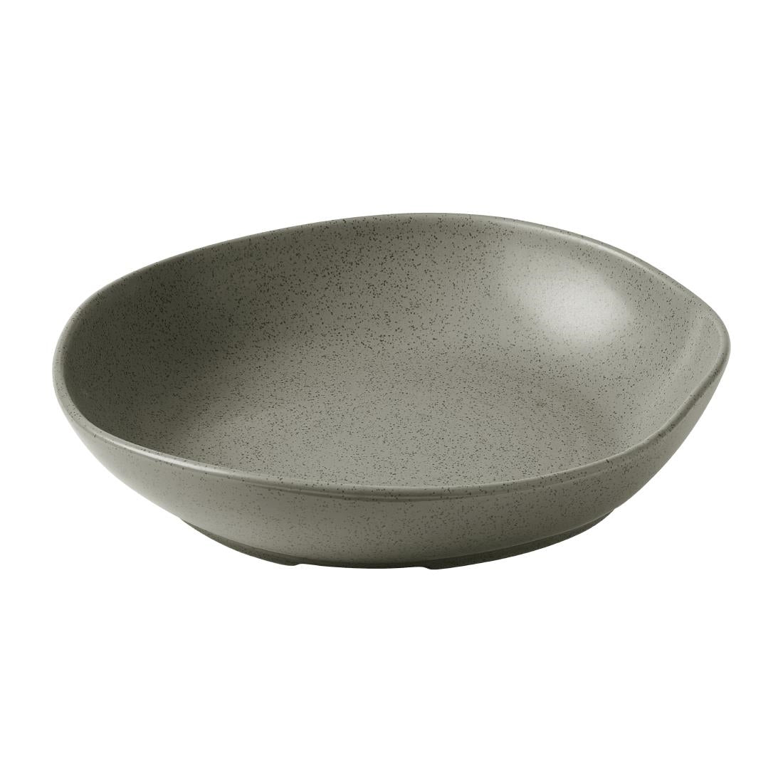 Churchill Stonecast Natural Organic Deep Bowls Peppercorn Grey 215mm (6 Pack)
