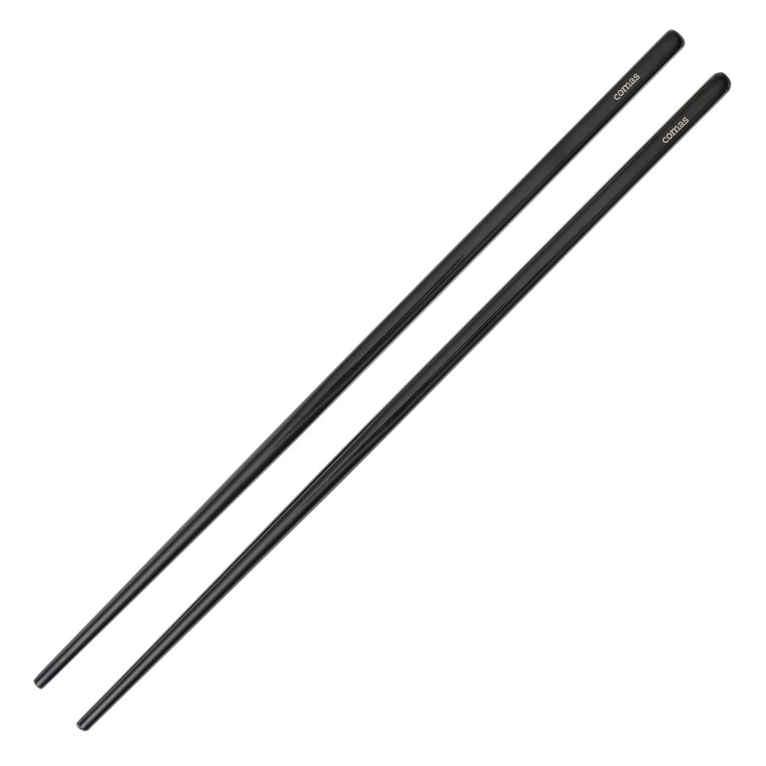 Comas Kyoto Chopsticks Black 230mm (12 Pack)