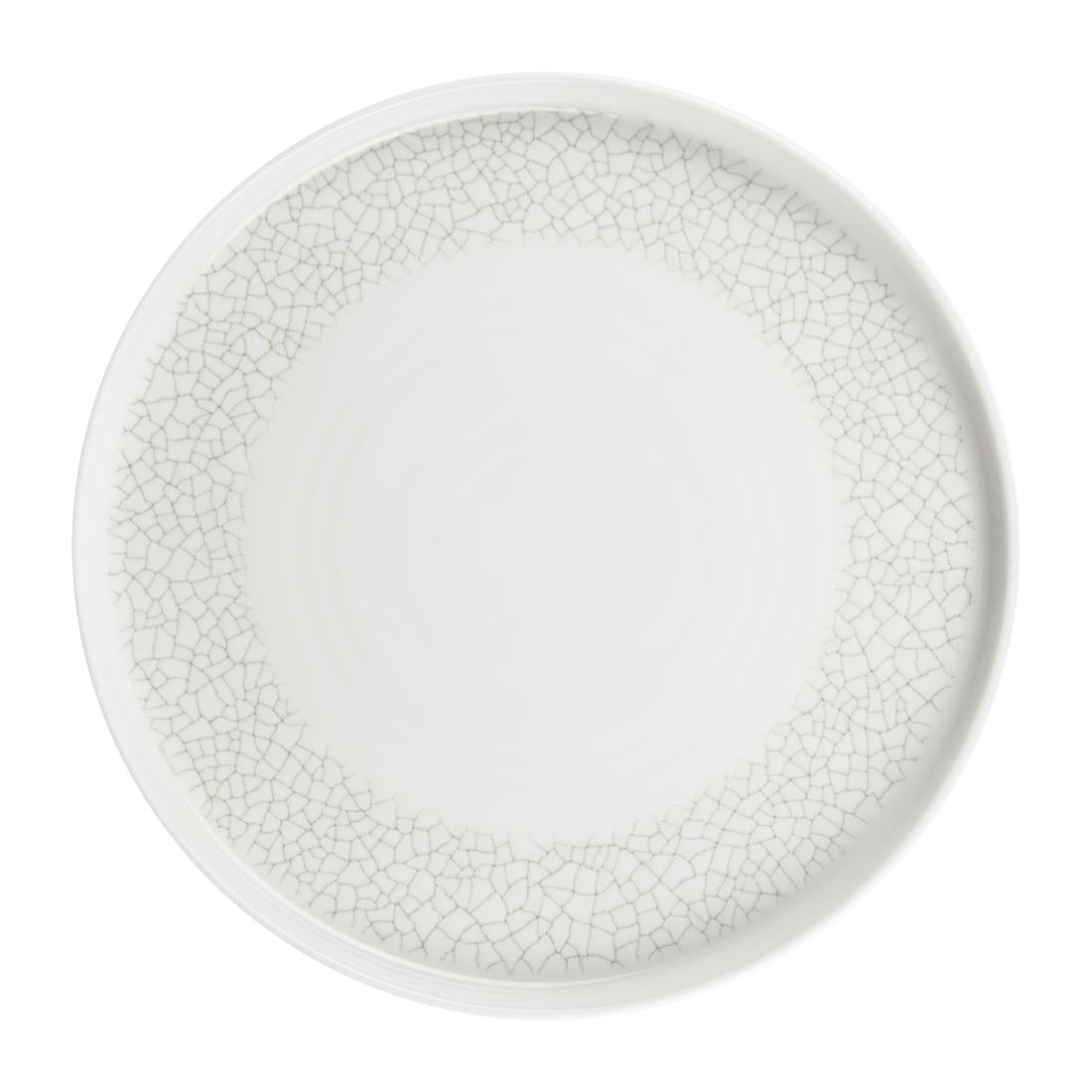 Churchill Viana Walled Plates Charcoal Grey 260mm (6 Pack)