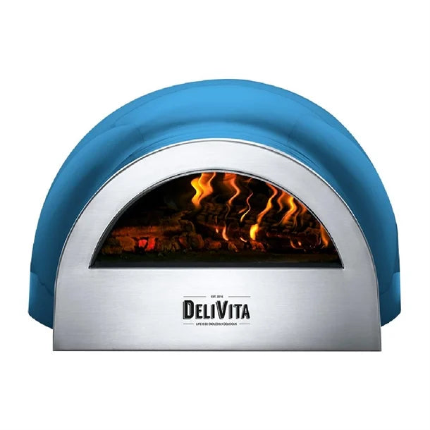 Delivita Wood Fired Oven Jubilee Blue