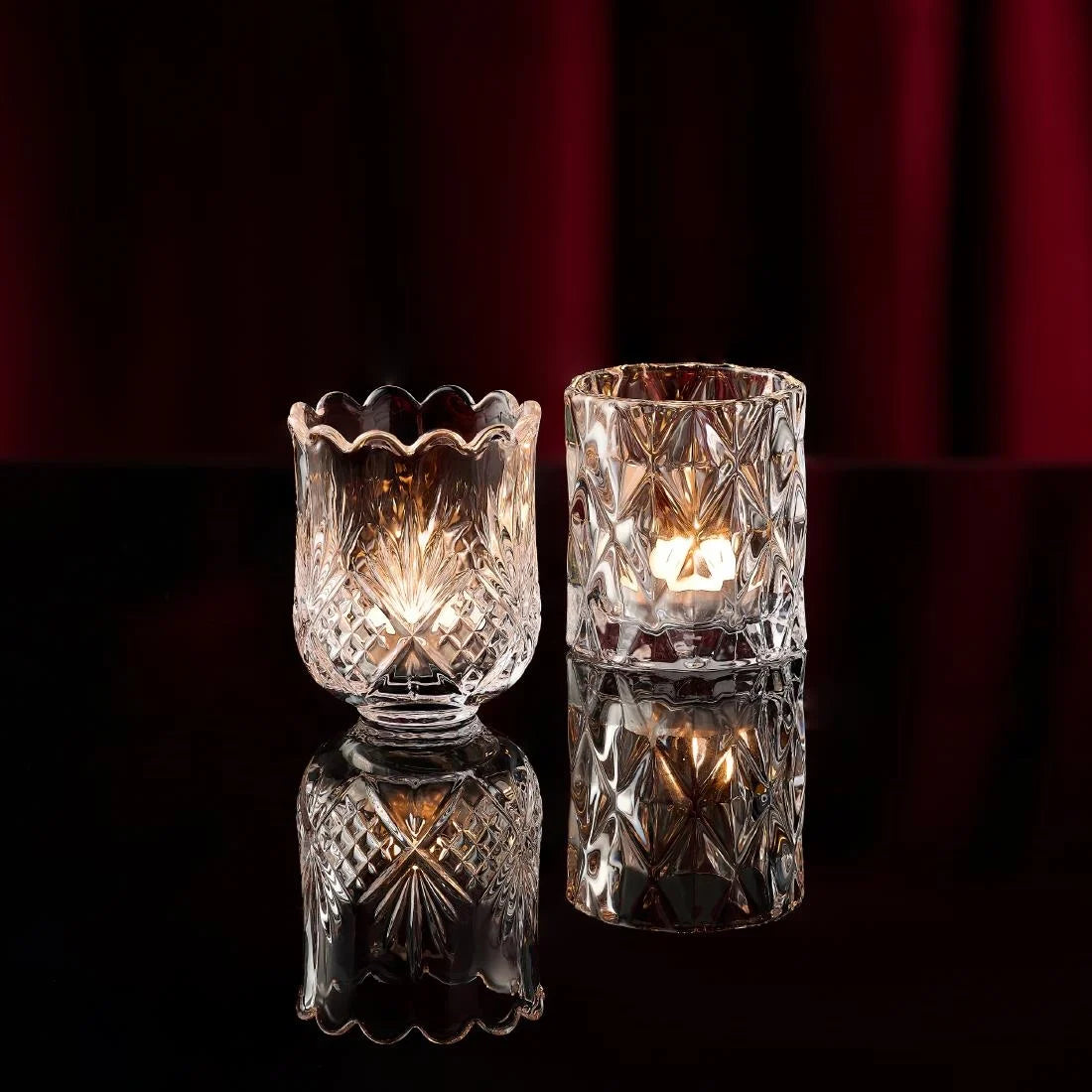 Artis Tealight Holders Diamond 70x75mm (6 Pack)