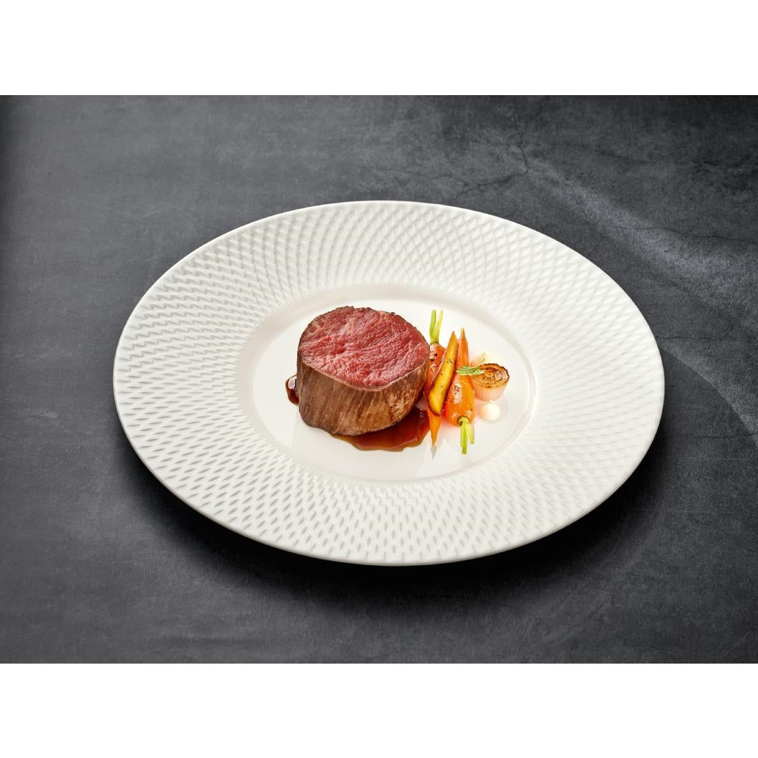 Bauscher Purity Reflections Coupe Plates 240mm (6 Pack)