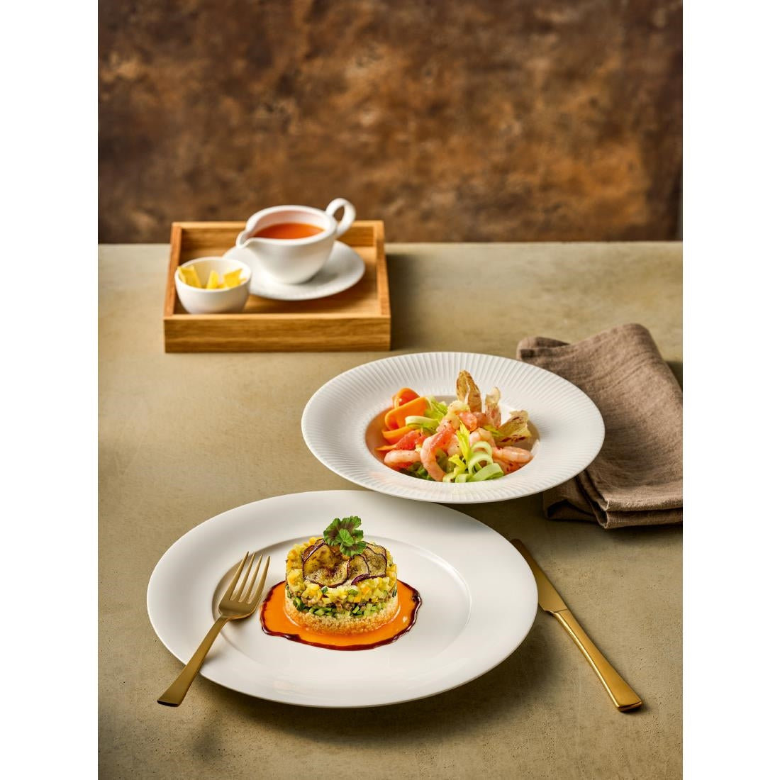 Schönwald Vibes Rimmed Combi Saucers 160mm (12 Pack)