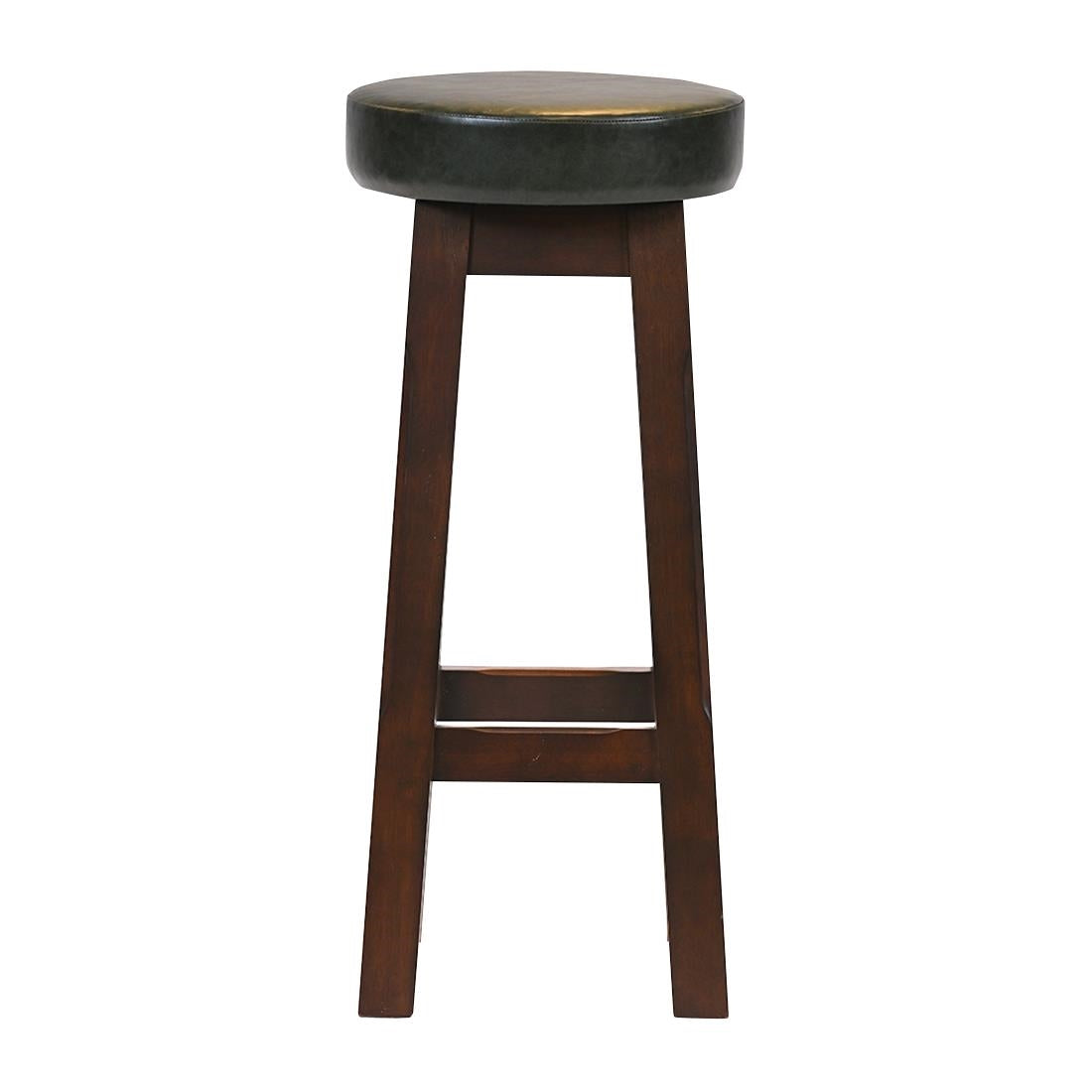 Everyday Wessex Dark Walnut High Stool with Bison Cedar Seat (2 Pack)