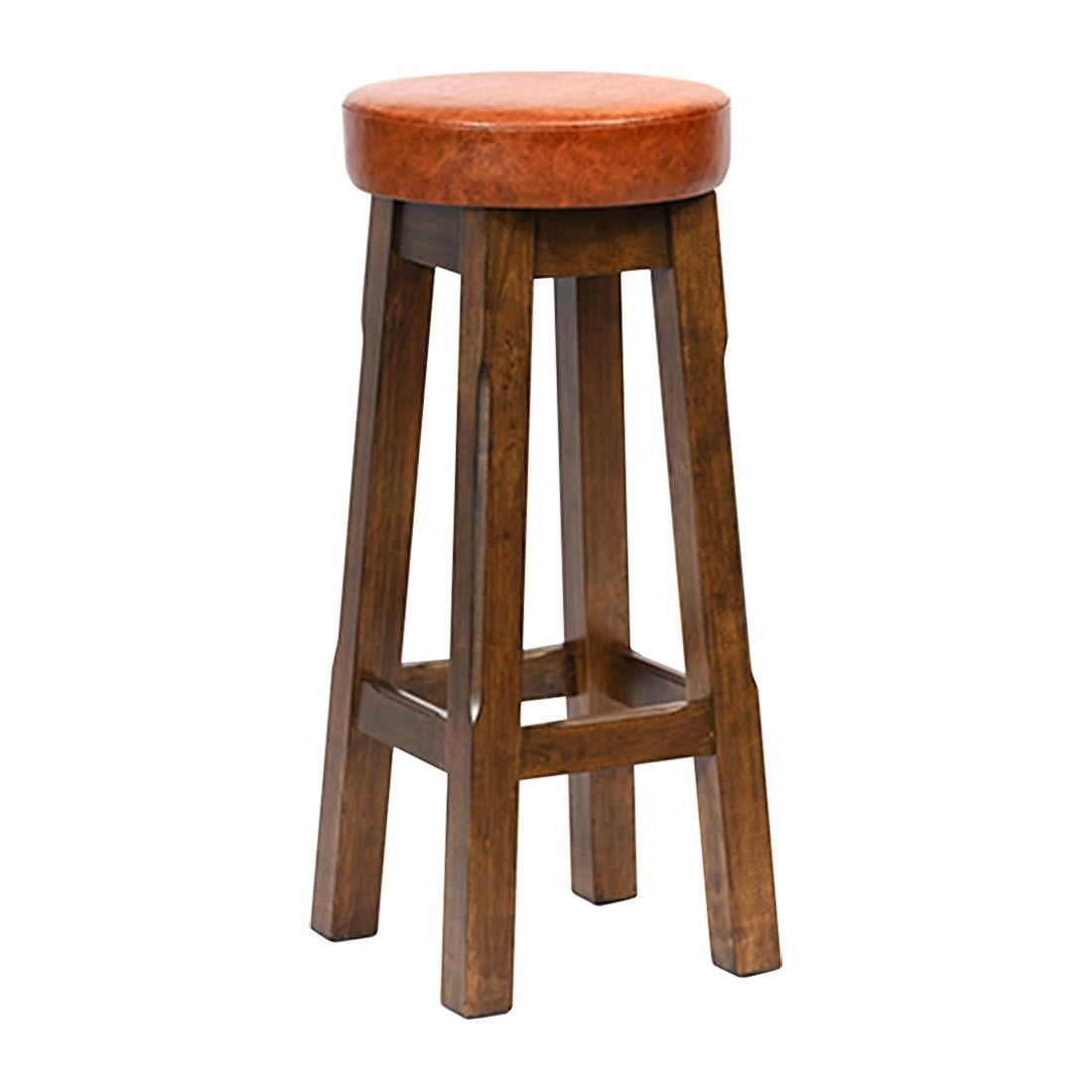 Everyday Wessex Vintage High Stool with Bison Tan Seat (2 Pack)