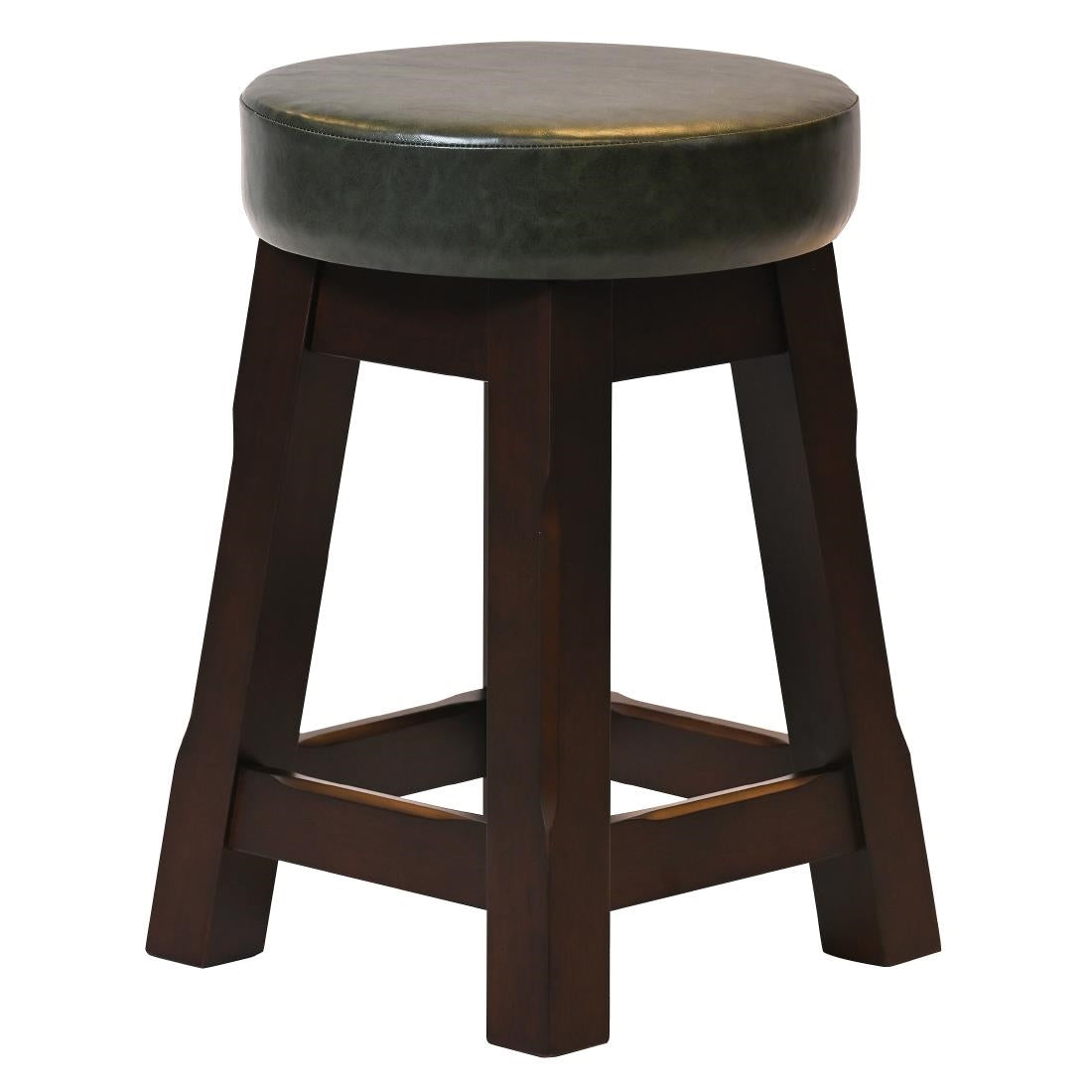 Everyday Wessex Dark Walnut Low Stool with Bison Cedar Seat (2 Pack)