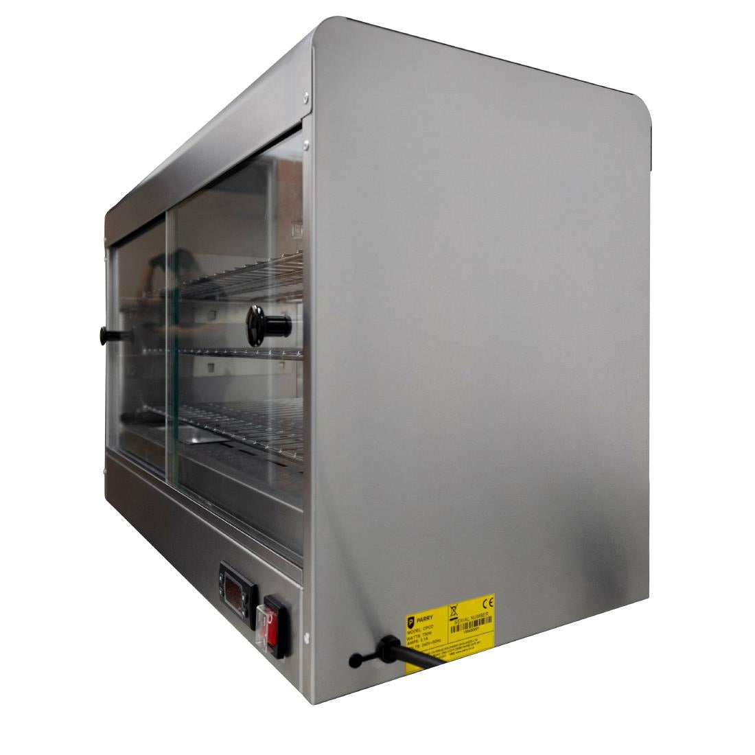 Parry 3 Shelf Electric Heated Pie Cabinet with Digital Display CPCD
