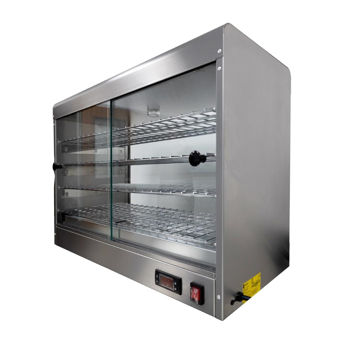 Parry 4 Shelf Electric Heated Pie Cabinet with Digital Display CPC1D