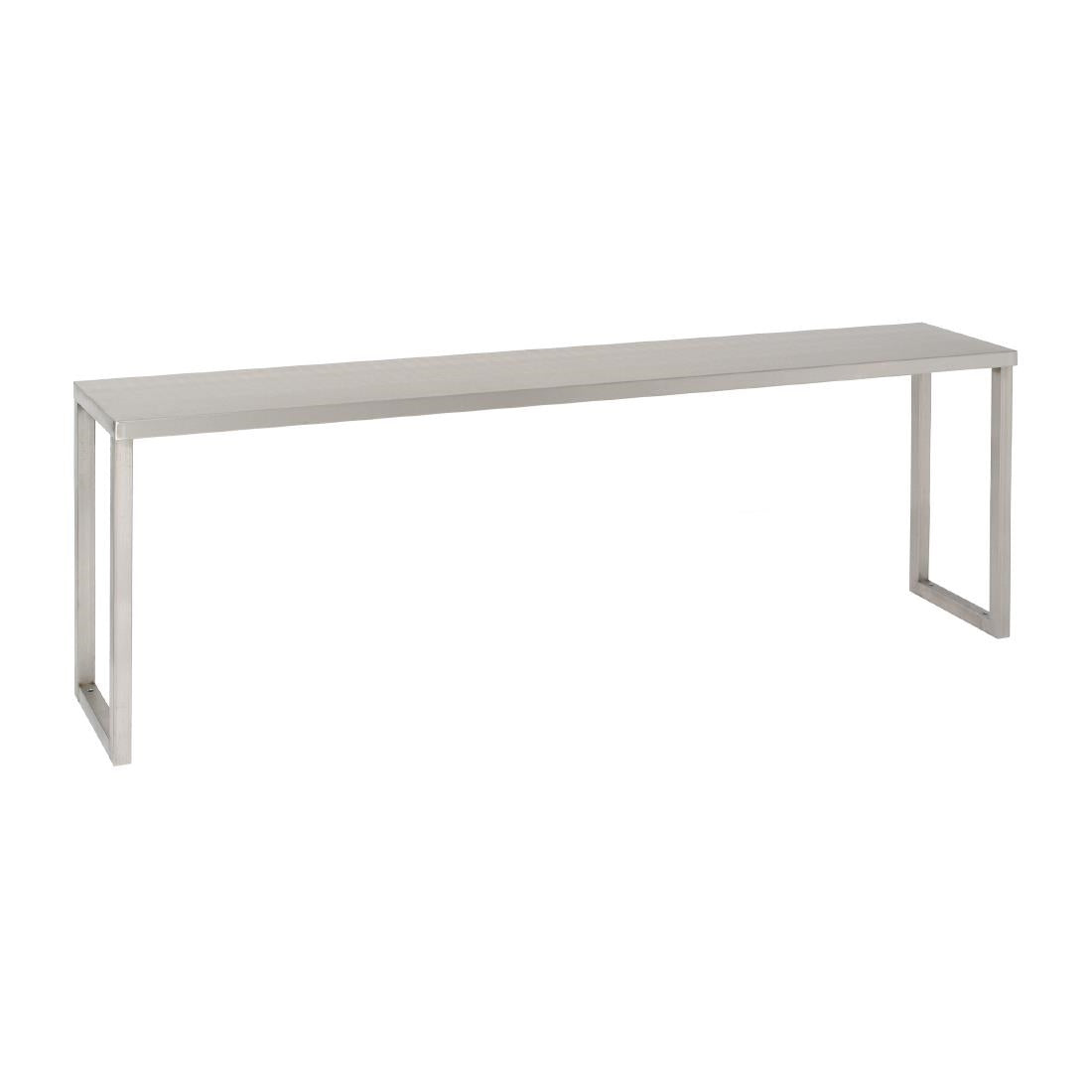 Parry Stainless Steel Single Tier Ambient Chefs Rack with L Bracket 1800x300mm