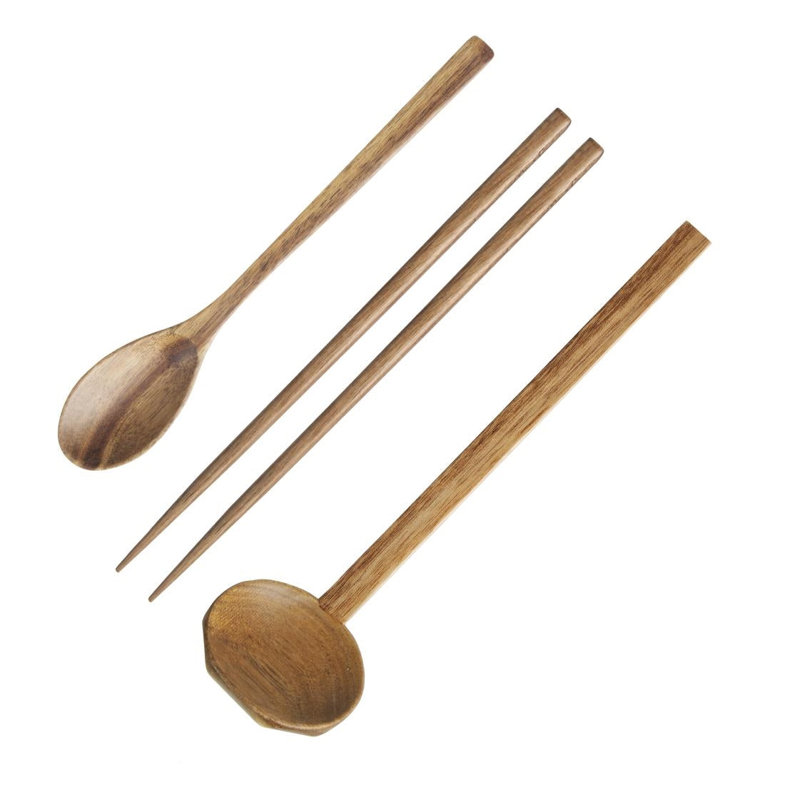 Olympia Miso Acacia Wood Chopsticks 270mm (12 Pack)