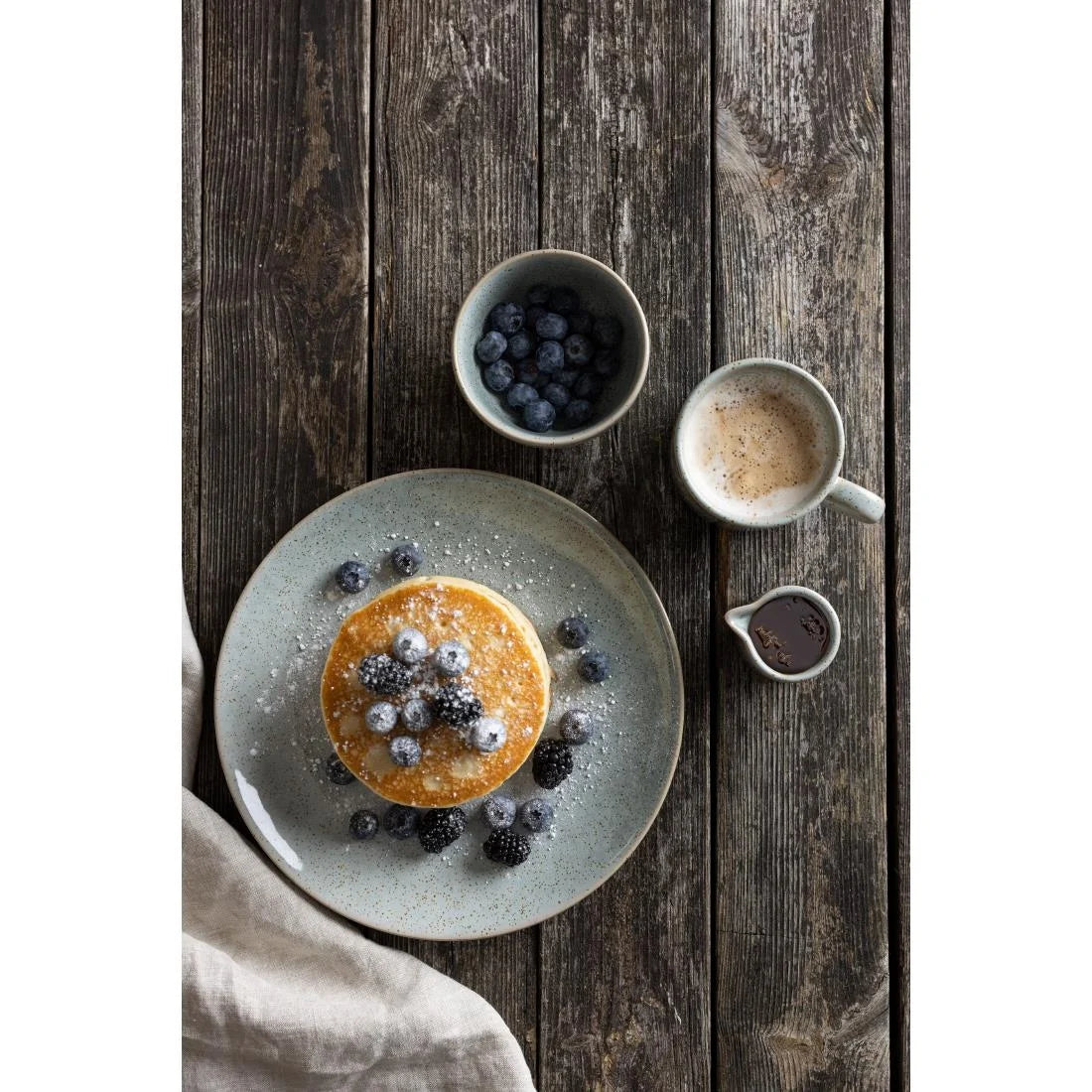 Olympia Origin Mugs Duck Egg Blue 300ml (4 Pack)