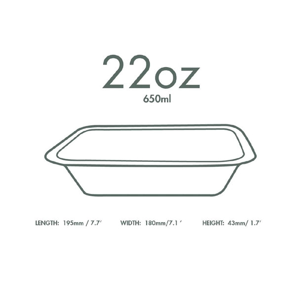 Vegware Gourmet Bagasse Bases Size 4 650ml (600 Pack)