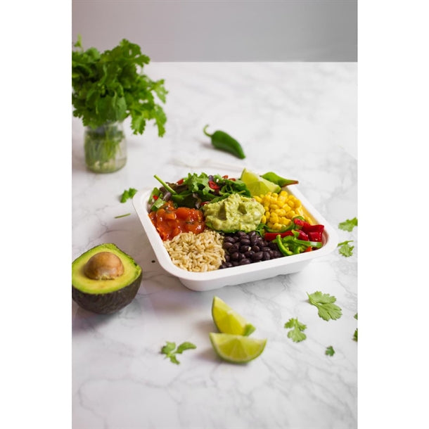 Vegware Gourmet Bagasse Bases Size 4 650ml (600 Pack)