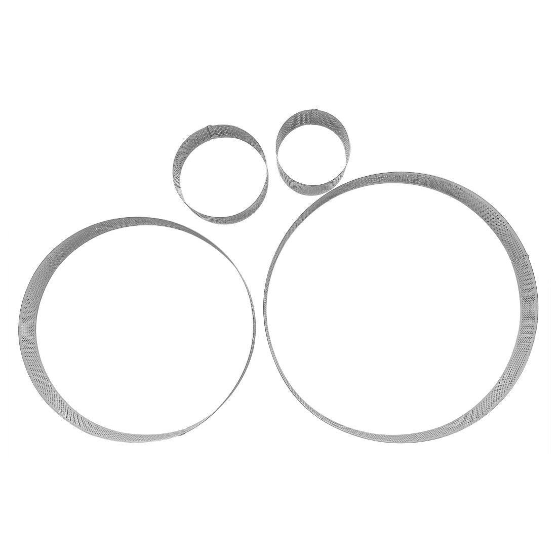 Vogue Round Perforated Cake Ring Round -240x35mm