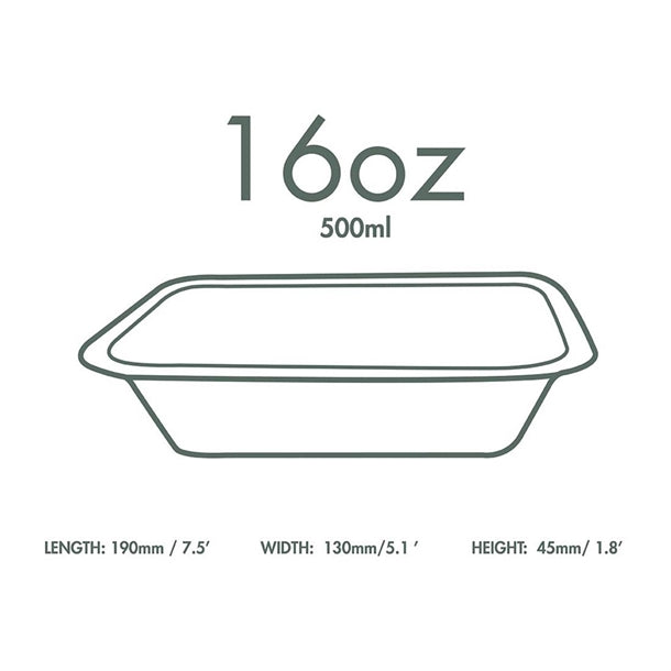 Vegware Gourmet Bagasse Bases Size 3 500ml (600 Pack)