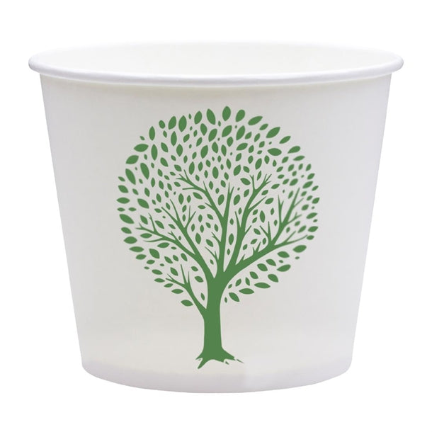 Vegware Soup Containers Green Tree 115-Series 455ml (500 Pack)