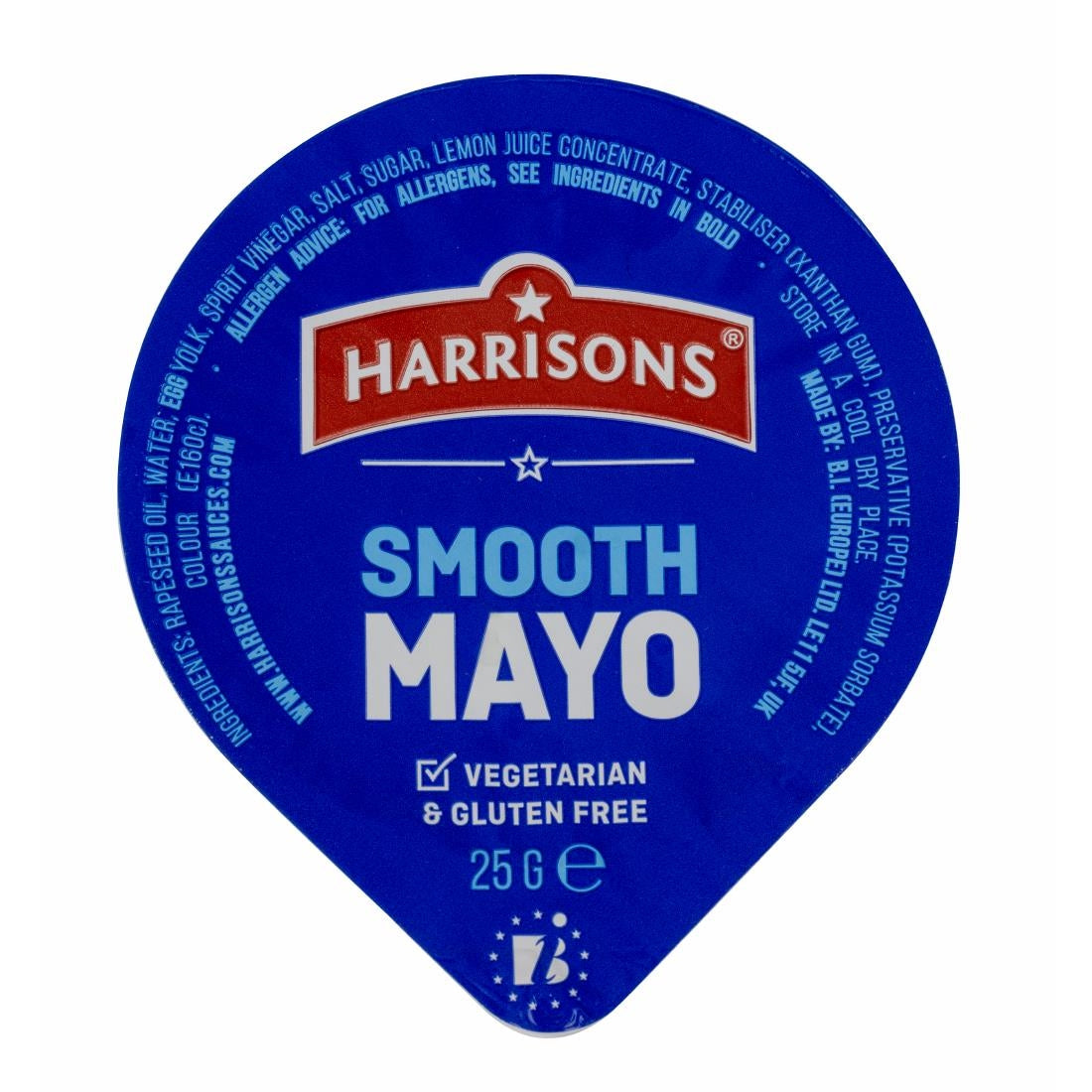 Harrisons Mayonnaise Dip Pots 25g (100 Pack)