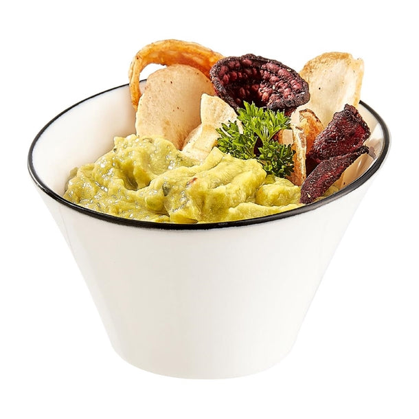 Arcoroc Appetizer Ludico Bowls Black Line 95mm (24 Pack)