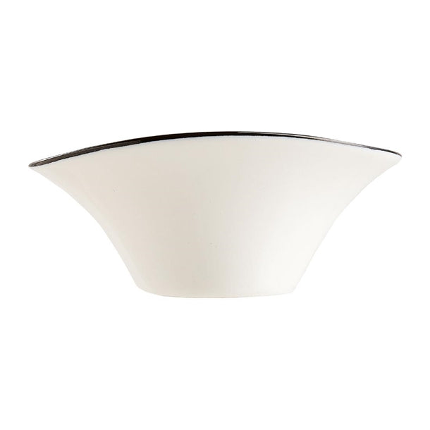 Arcoroc Appetizer Ludico Deep Bowls Black Line 100mm (24 Pack)