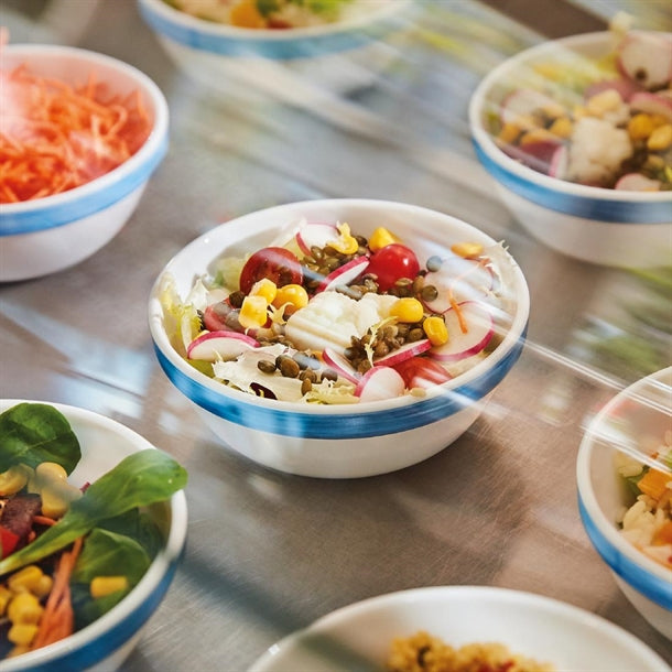 Arcoroc Brush Bowls Blue 120mm (36 Pack)