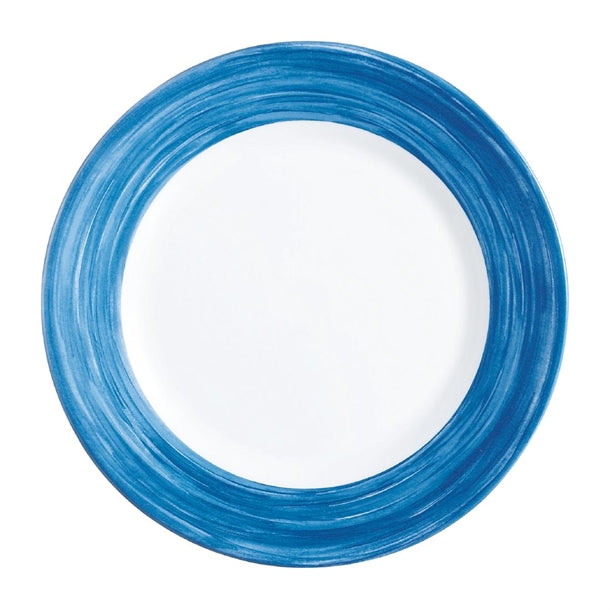 Arcoroc Brush Plates Blue Jean 252mm (12 Pack)