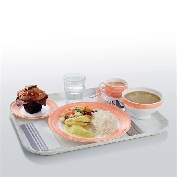 Arcoroc Brush Saucers Orange 140mm (48 Pack)