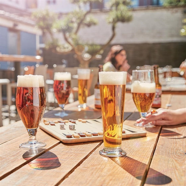 Arcoroc Cervoise Stem Beer Glasses 320ml LUKCA-NI 1/2pt (24 Pack)