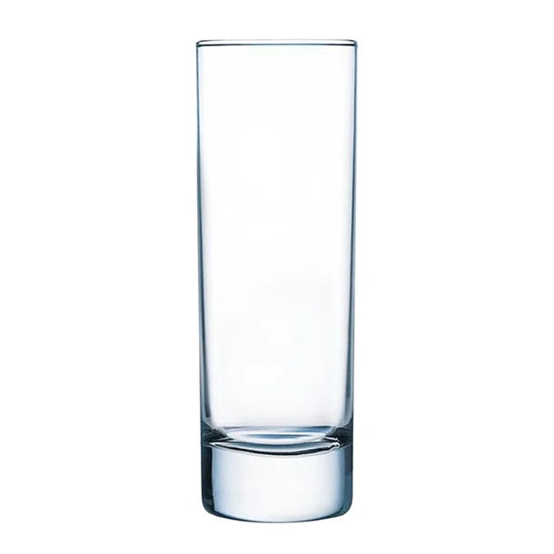 Arcoroc Islande Tubo Hi Ball Glasses 220ml (24 Pack)