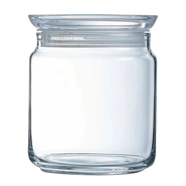 Luminarc Pure Jars with Glasses Lids 750ml (6 Pack)
