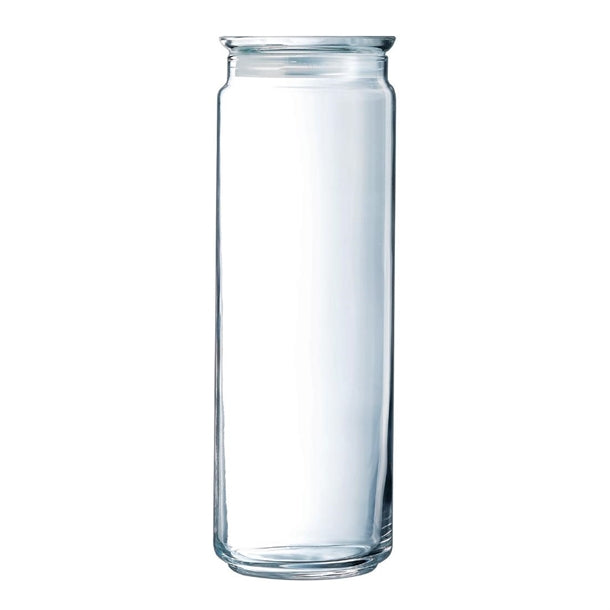 Luminarc Pure Spaghetti Jars with Glasses Lids 2Ltr (6 Pack)