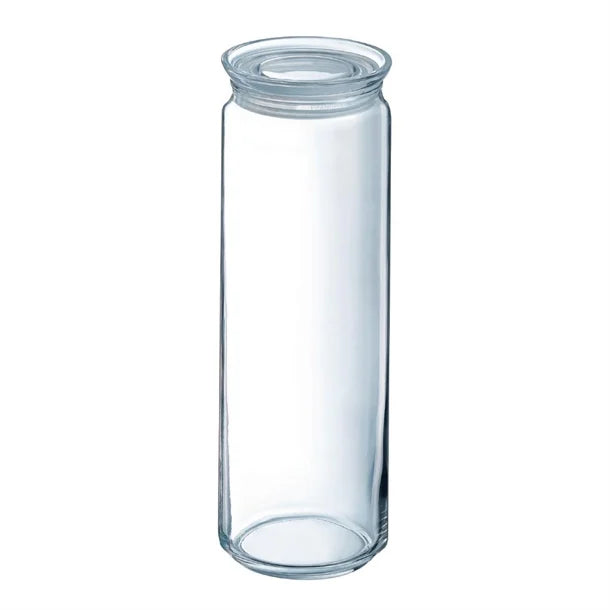 Luminarc Pure Spaghetti Jars with Glasses Lids 2Ltr (6 Pack)