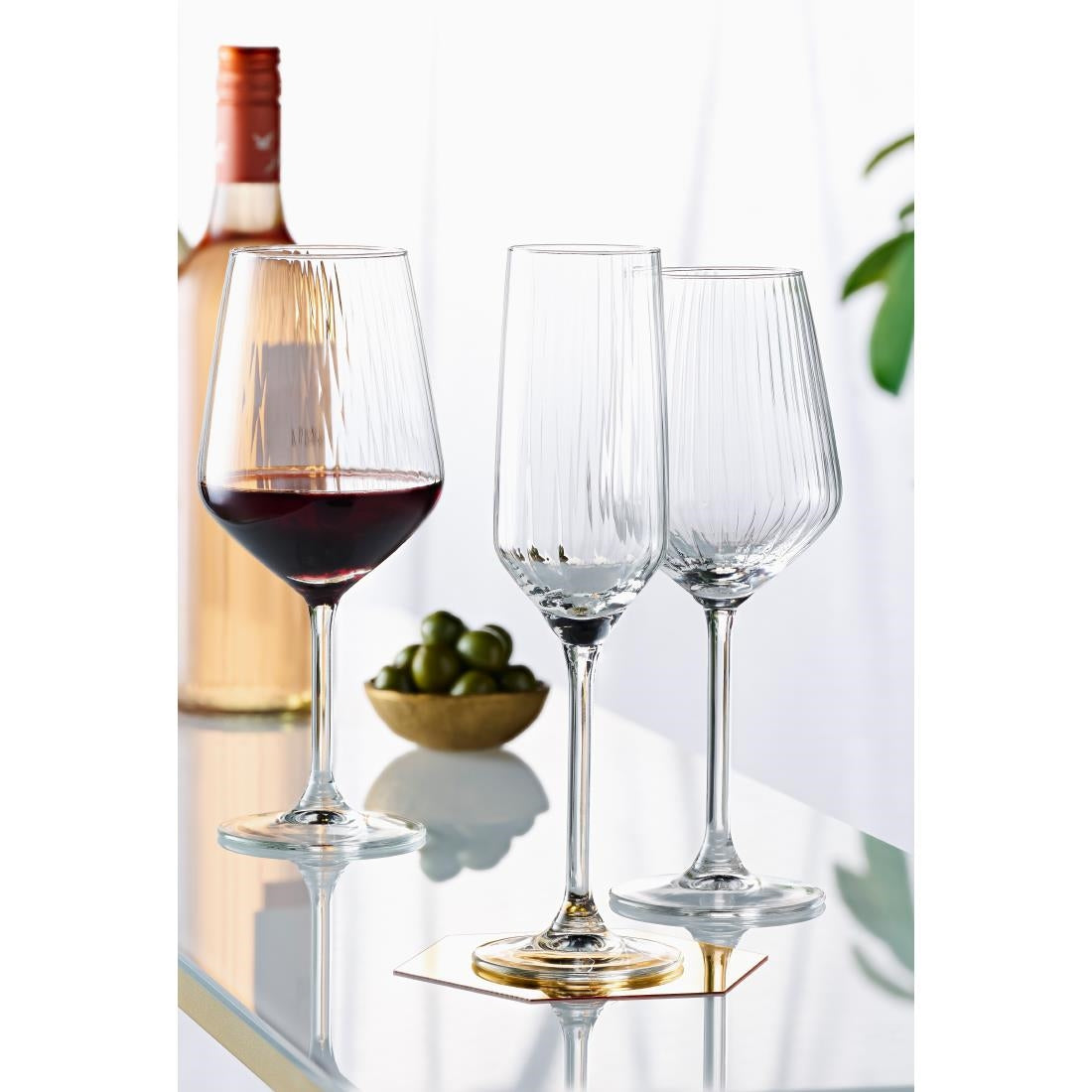 Royal Leerdam Carré Optics Flutes 225ml (6 Pack)